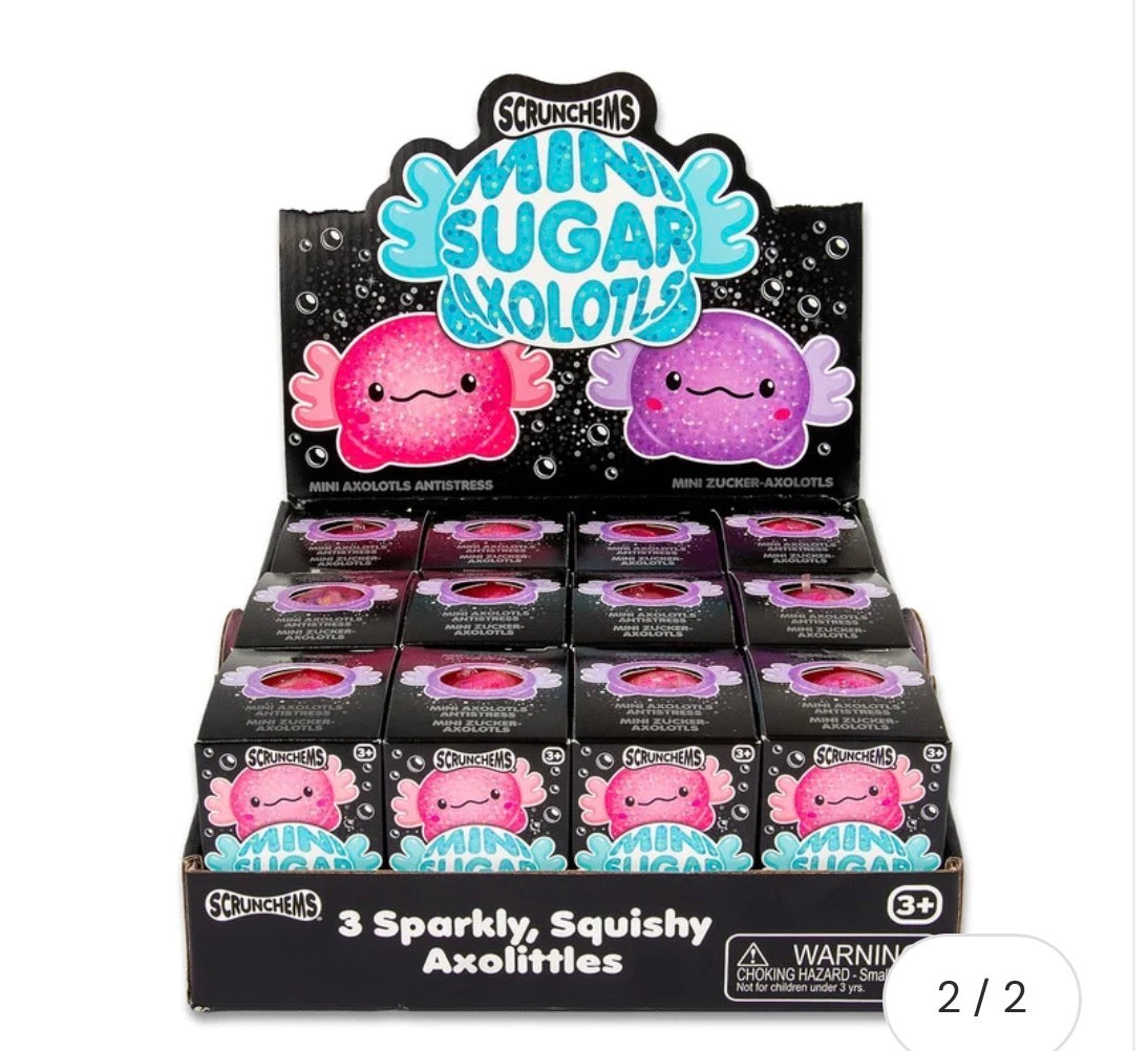 Scrunchems Pack Of 3 Axolotols