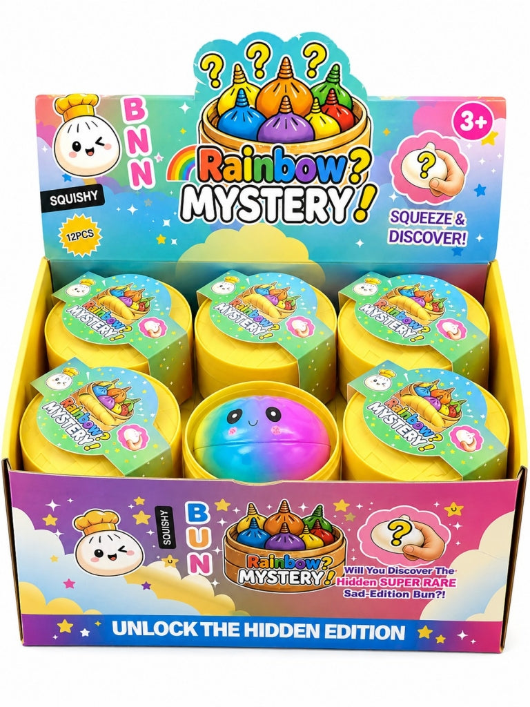 Squishy Foam Dumpling - Rainbow Slow Rise Foam