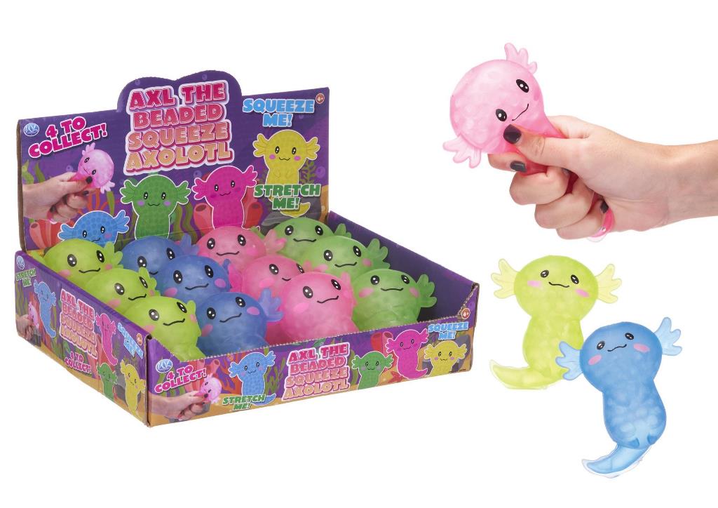 Axolotol Squeezy Bead Toy