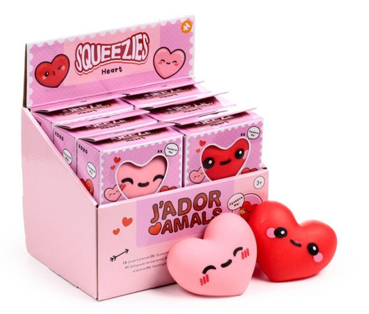 J’Adoramals Heart Toy Squeezy Stretchy