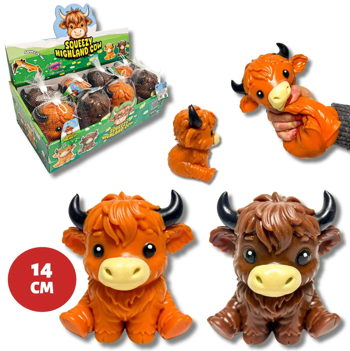 Highland Cow Jumbo 14cm