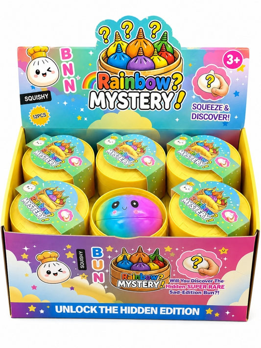 Squishy Foam Dumpling - Rainbow Slow Rise Foam
