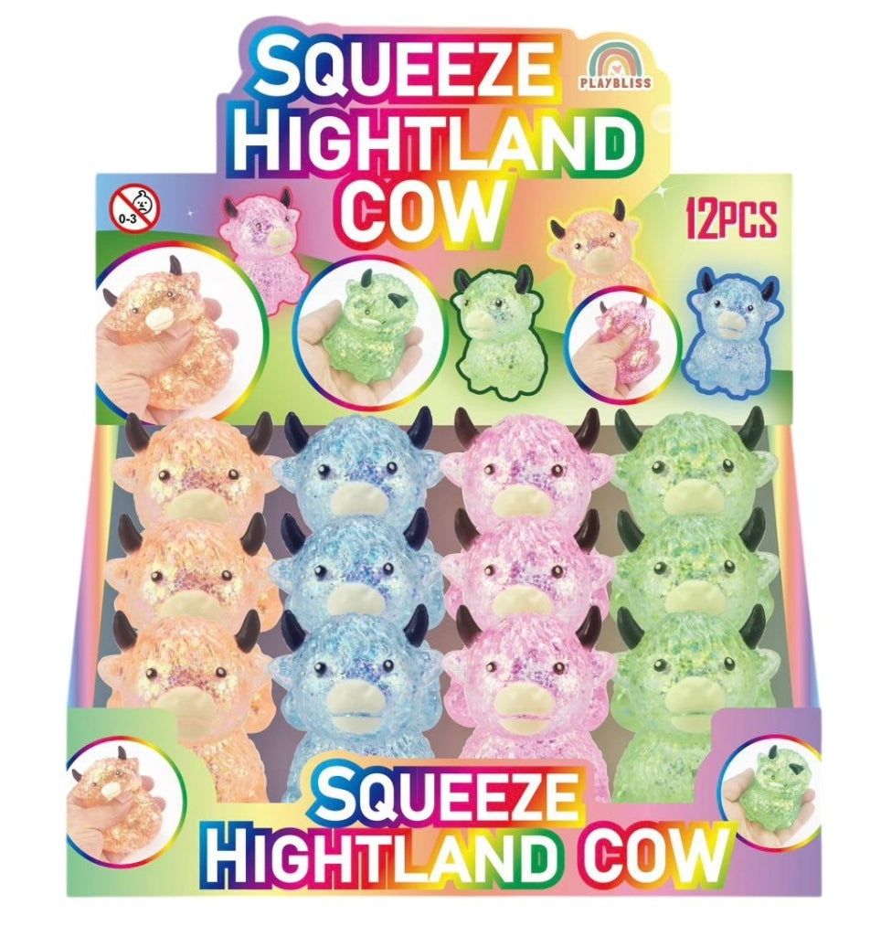 Sugar Maltose Highland Cow Glitter